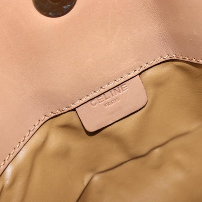 Celine C Macadam Pouch Canvas, Beige, PVC, Clutch