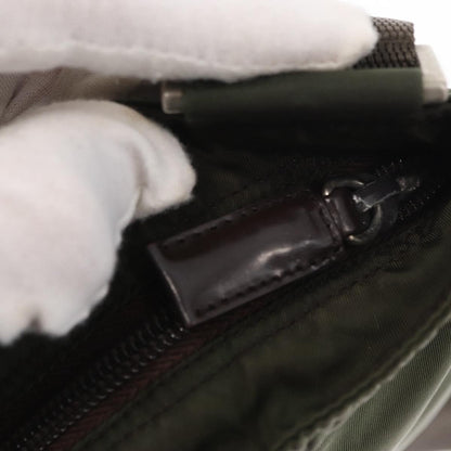 Prada Flat Messenger Bag Tessuto, KHAKI, NYLON, Shoulder bag