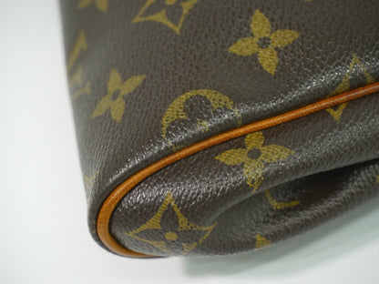 Louis Vuitton Eva Handbag Monogram Canvas, BROWN, CANVAS, Clutche & pouche