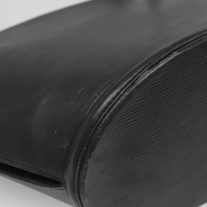 Louis Vuitton Saint Jacques Handbag Epi Leather, BLACK, LEATHER, Shoulder bag