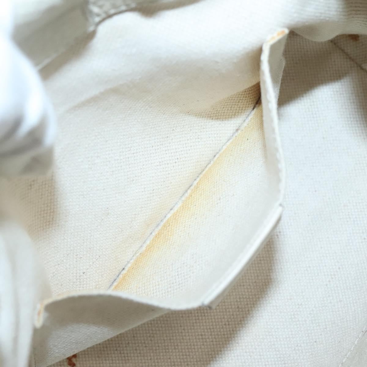 Gucci Bamboo shopper bag Leather, WHITE, LEATHER, Handbag