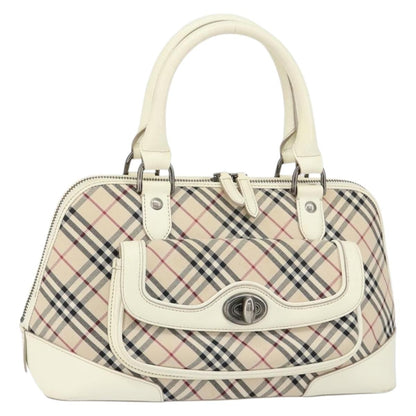 Burberry Nova Check Handbag Nova Check Canvas, BEIGE, CANVAS, Handbag