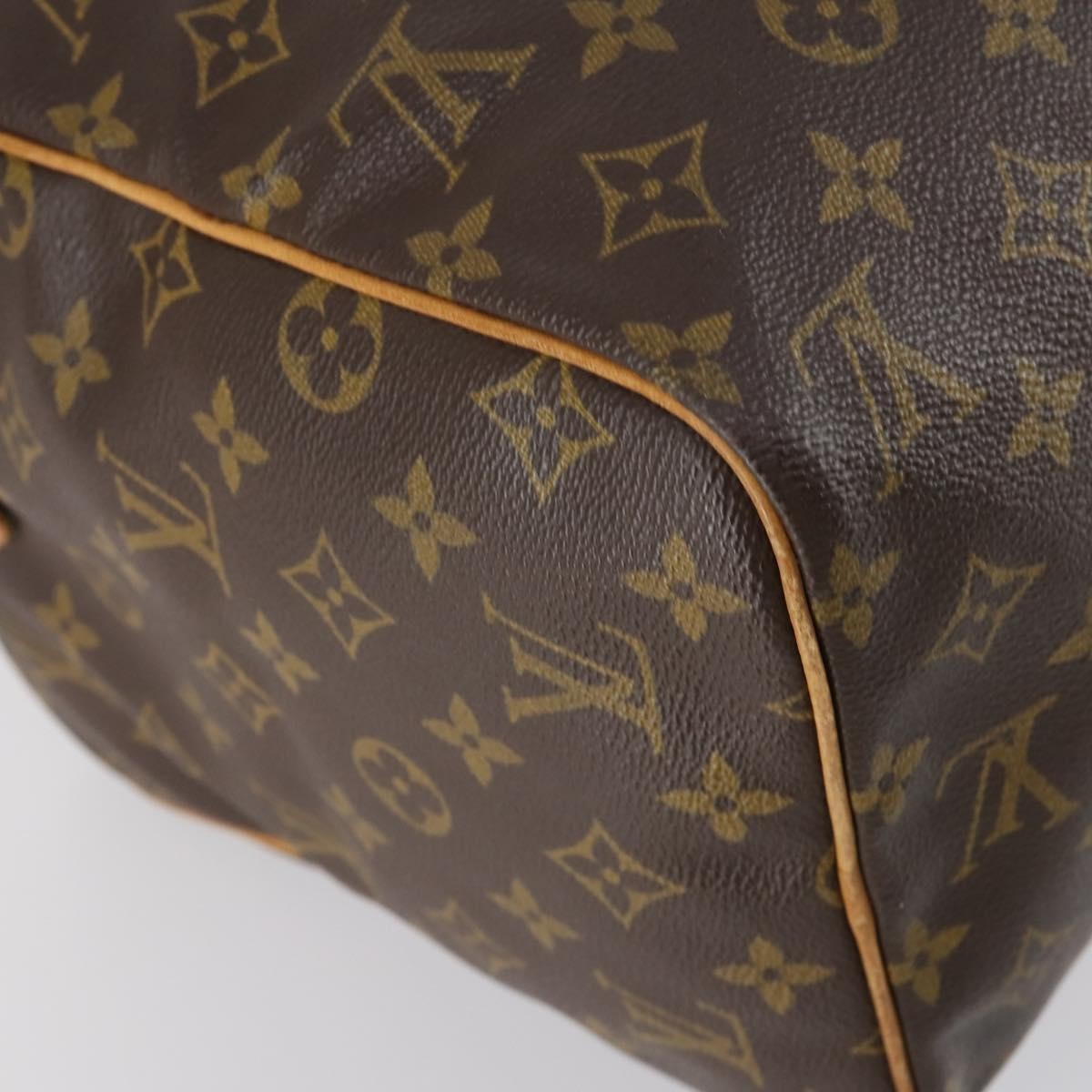 Louis Vuitton Sac Souple Handbag Monogram Canvas, BROWN, CANVAS, Travel bag
