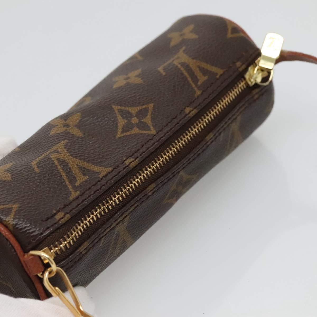 Louis Vuitton Papillon Pochette Monogram Canvas, BROWN, CANVAS, Handbag