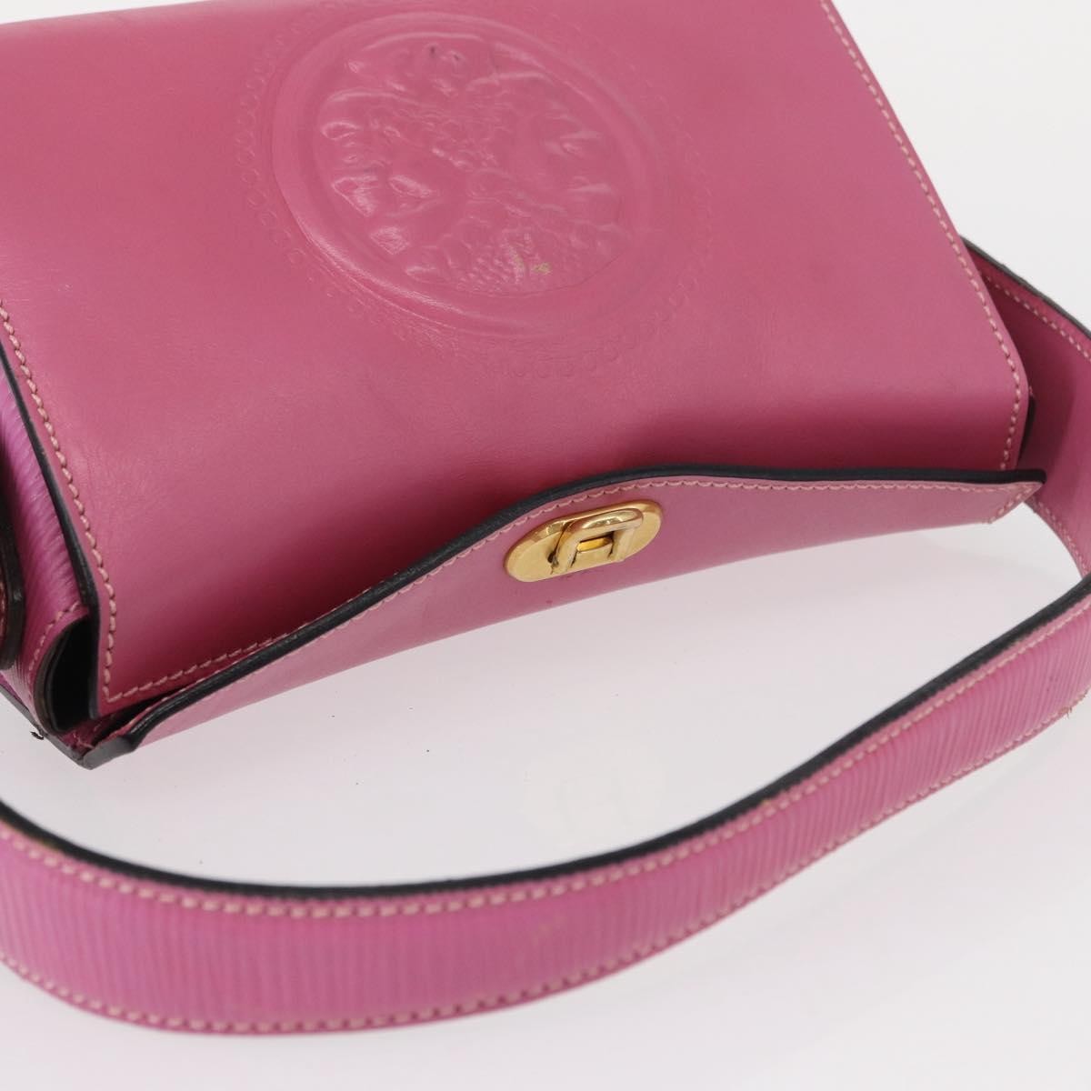 Fendi Vintage Top Handle Bag Leather, PINK, LEATHER, Handbag