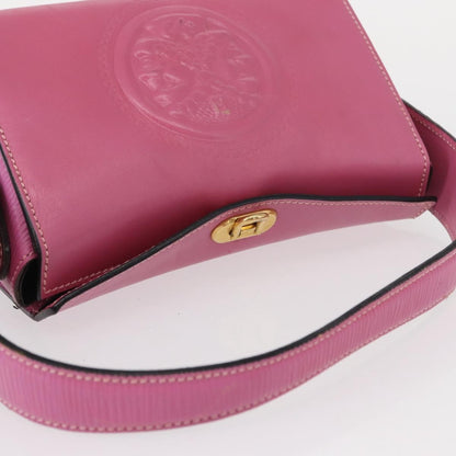 Fendi Vintage Top Handle Bag Leather, PINK, LEATHER, Handbag
