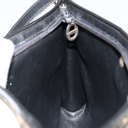 Christian Dior Vintage Trotter Shoulder Bag Canvas, NAVY, CANVAS, Shoulder bag