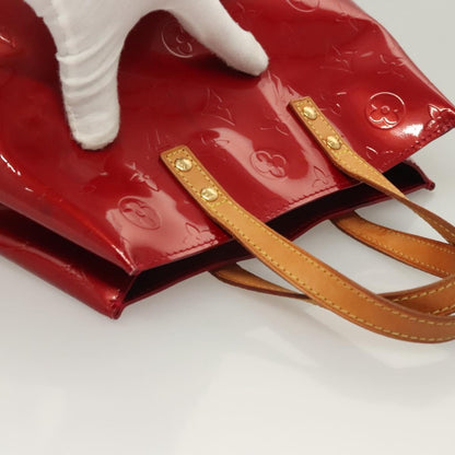 Louis Vuitton Reade Handbag Monogram Vernis, RED, PATENT_LEATHER, Handbag