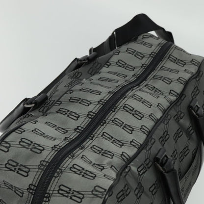 Balenciaga Vintage Boston Nylon, GRAY, NYLON, Travel bag