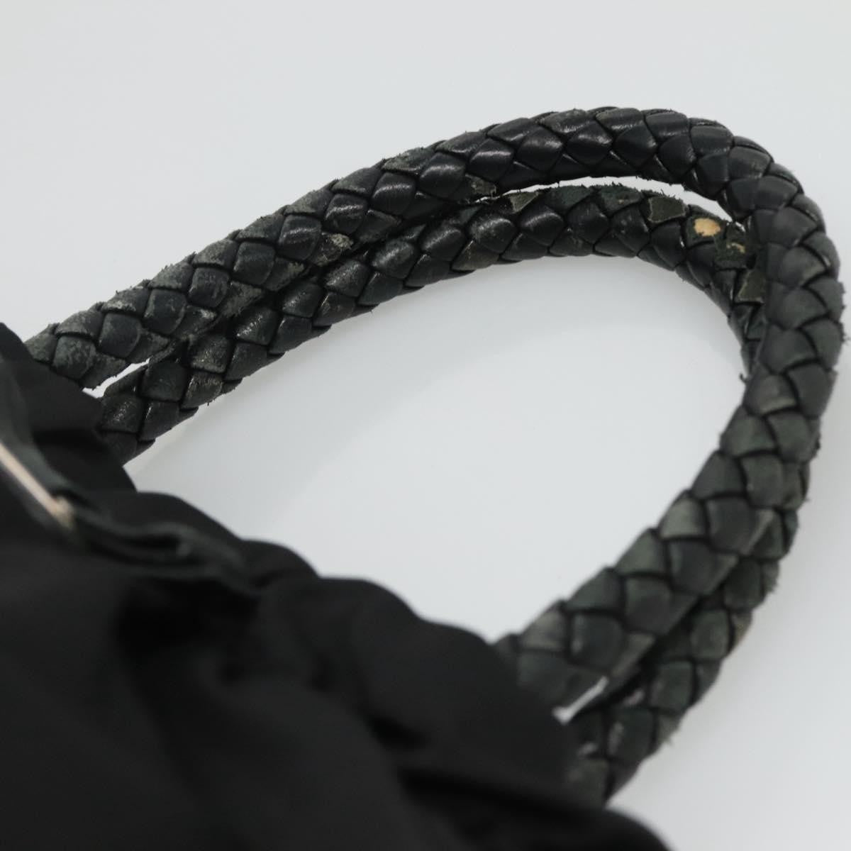 Prada Convertible Bow Tote Tessuto, BLACK, NYLON, Handbag