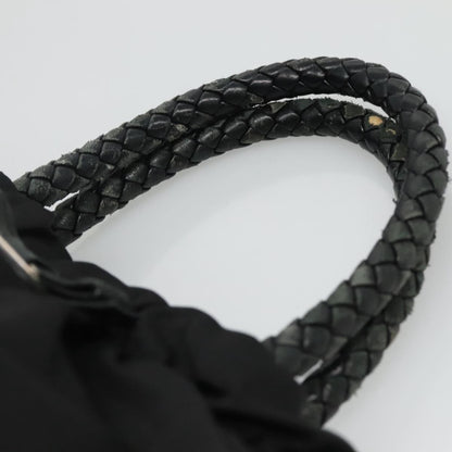 Prada Convertible Bow Tote Tessuto, BLACK, NYLON, Handbag