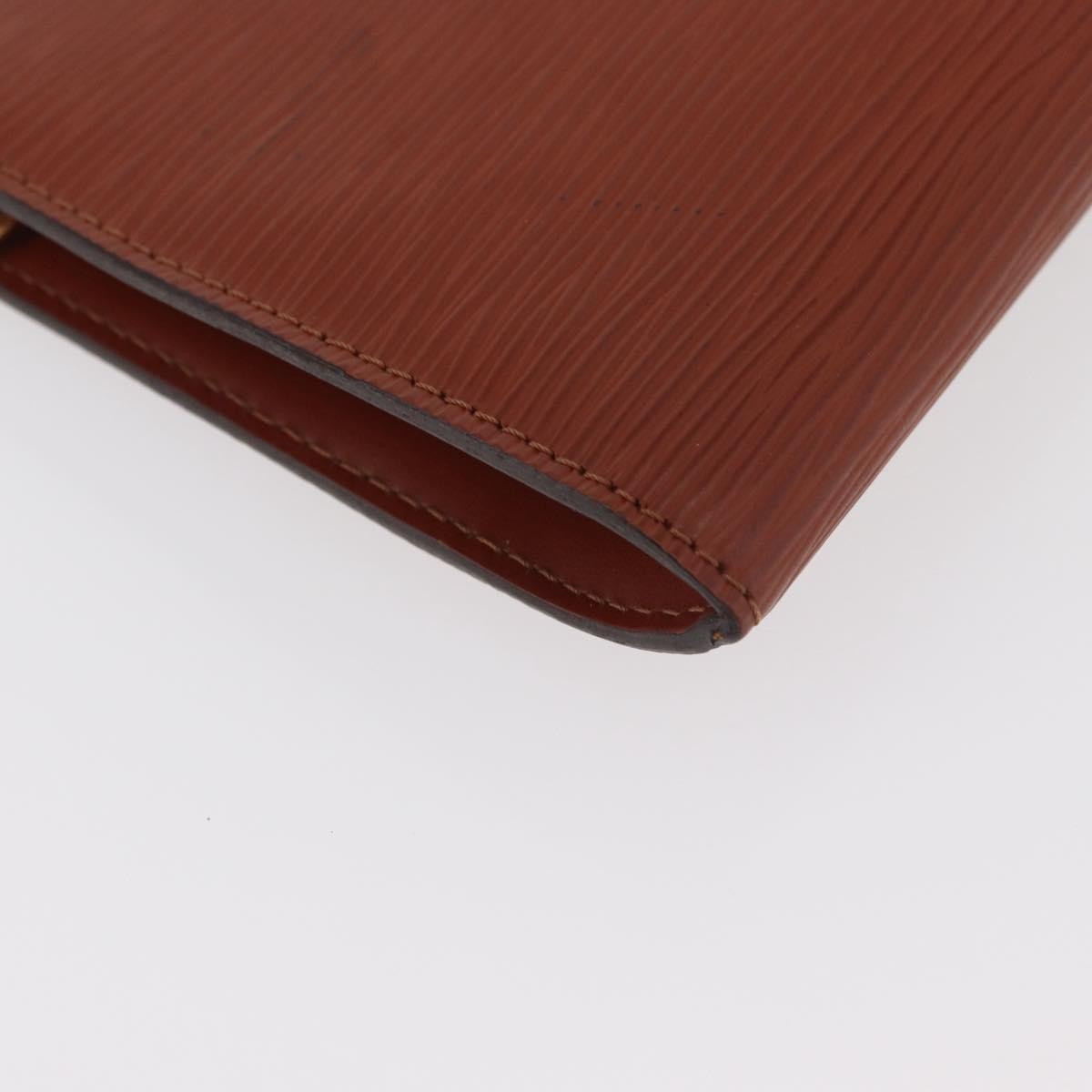 Louis Vuitton Pochette Accessoires Epi Leather, Brown, Leather, Clutch