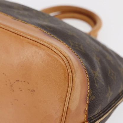 Louis Vuitton Alma Handbag Monogram Canvas, BROWN, CANVAS, Handbag
