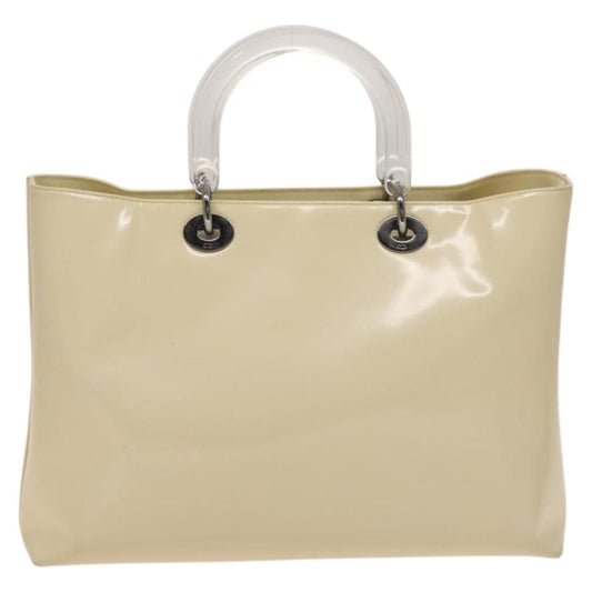 Christian Dior Vintage Lady Dior Patent Patent leather, BEIGE, PATENT_LEATHER, Handbag