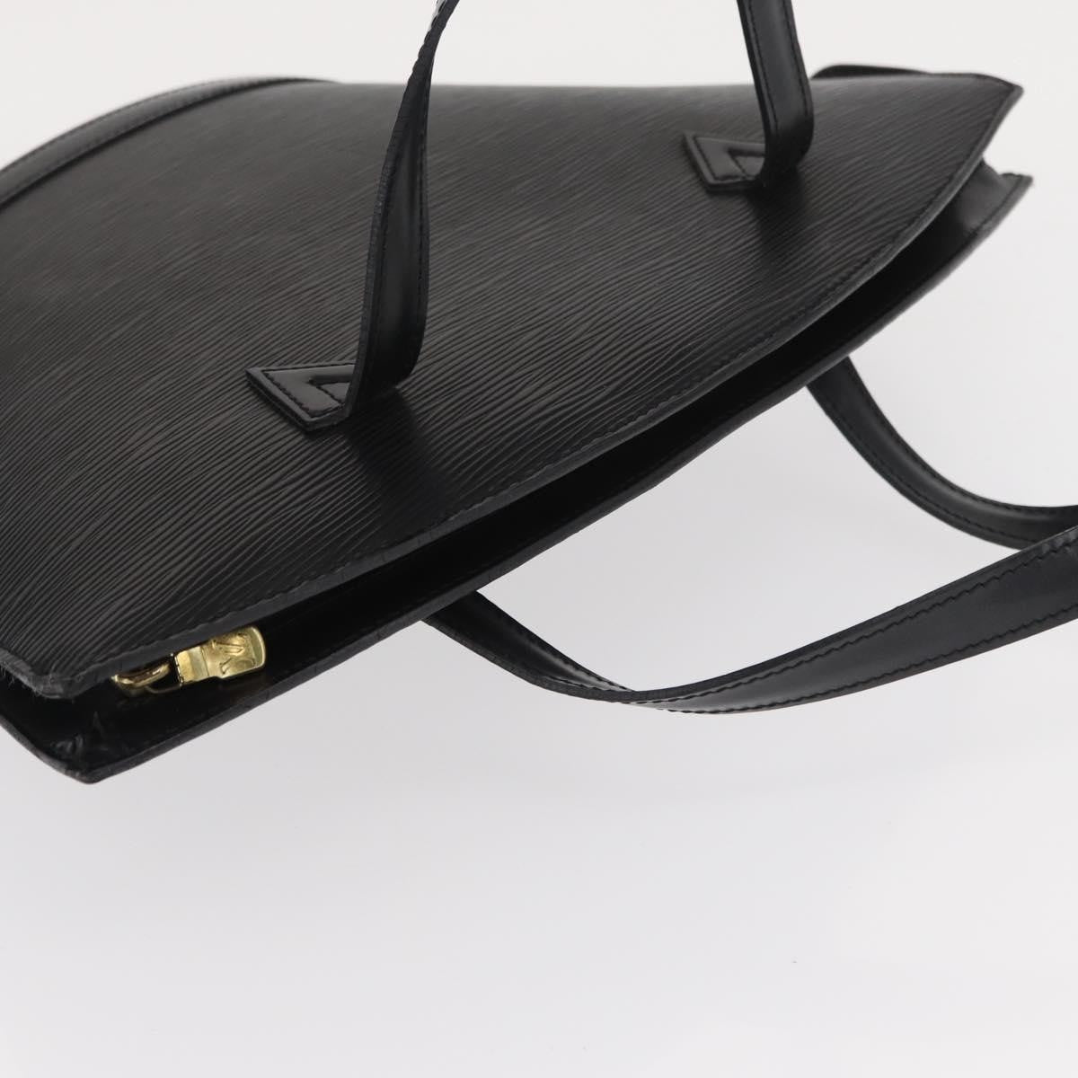 Louis Vuitton Saint Jacques Handbag Epi Leather, BLACK, LEATHER, Handbag