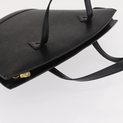 Louis Vuitton Saint Jacques Handbag Epi Leather, BLACK, LEATHER, Handbag