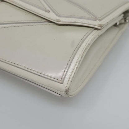 Chanel Midnight Swim Clutch Leather, GRAY, LEATHER, Clutche & pouche