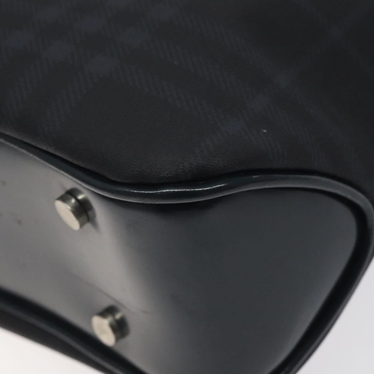 Burberry Nova Handbag Canvas, NAVY, PVC, Handbag