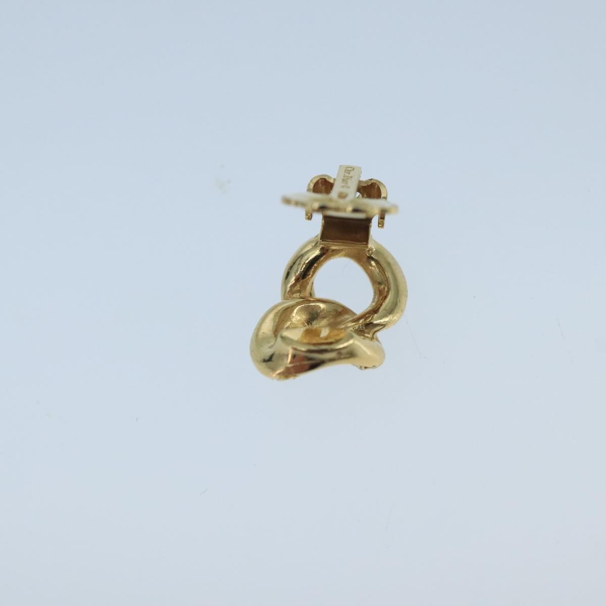 Christian Dior CD Tribales Drop Clip On Earrings Dior Métal, Gold, Metal, Earrings