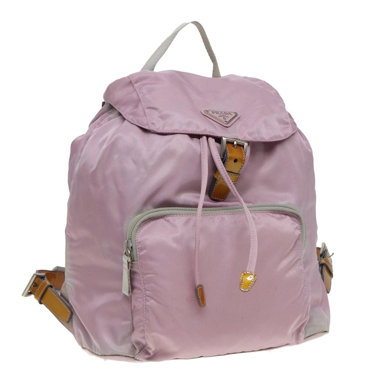 Prada Front Pocket Backpack Tessuto, PINK, NYLON, Backpack