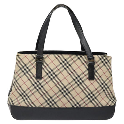 Burberry Nova Check Handbag Nova Check Canvas and leather, BEIGE, CANVAS, Handbag