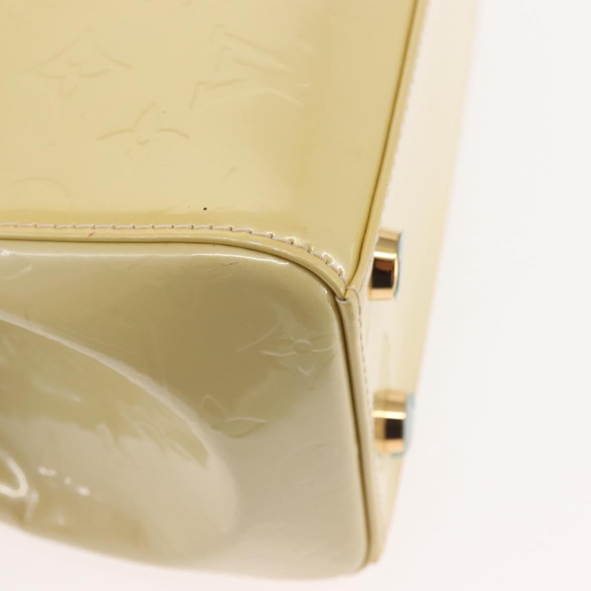 Louis Vuitton Brea Handbag Monogram Vernis, BEIGE, PATENT_LEATHER, Handbag