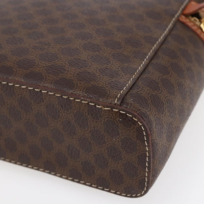 Celine Macadam Vanity Bag Canvas, BROWN, CANVAS, Travel bag