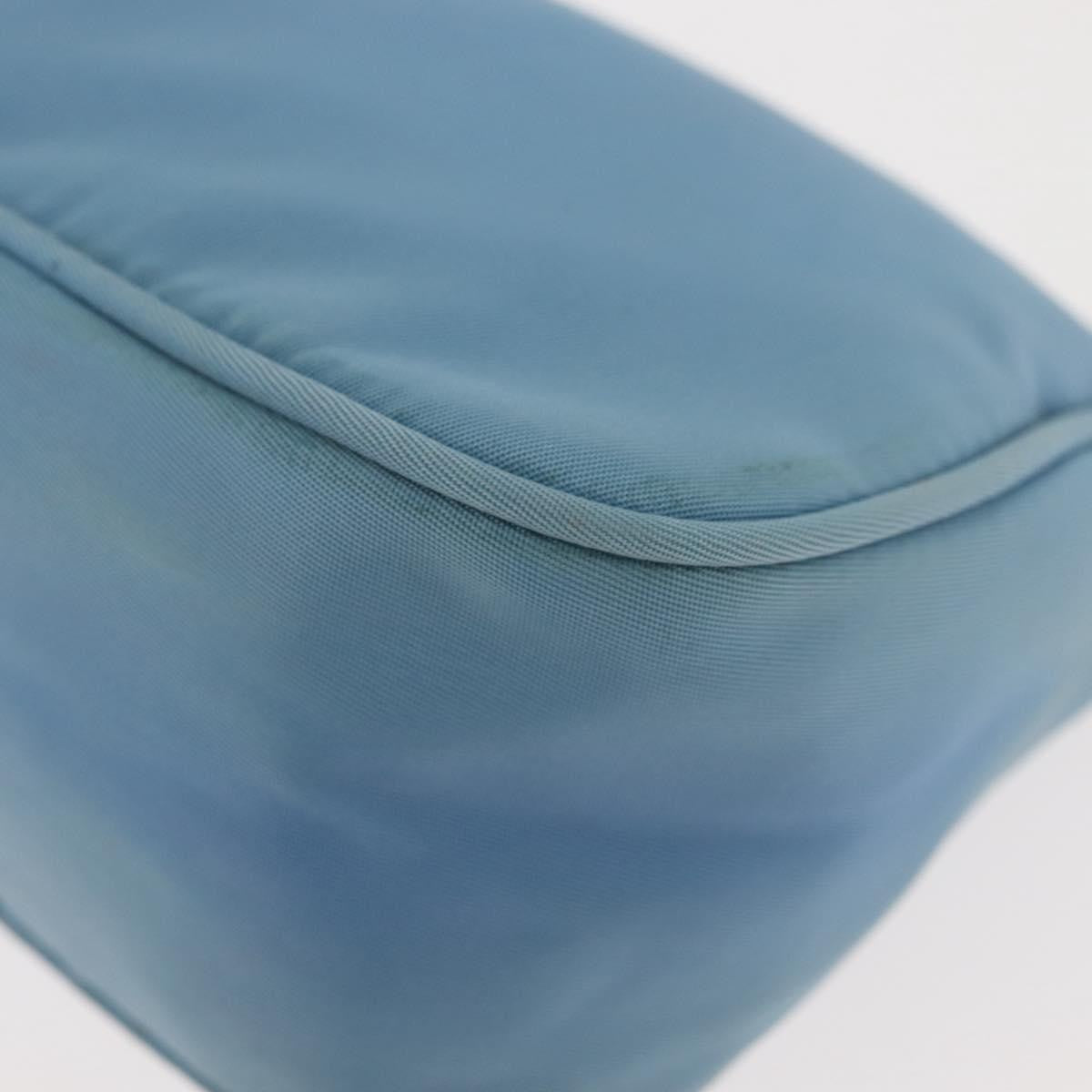 Prada Pochette Shoulder Bag Tessuto, BLUE, NYLON, Clutche & pouche