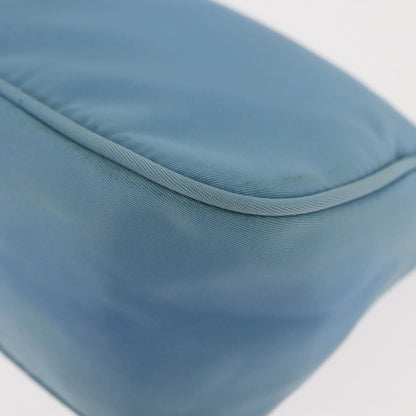 Prada Pochette Shoulder Bag Tessuto, BLUE, NYLON, Clutche & pouche