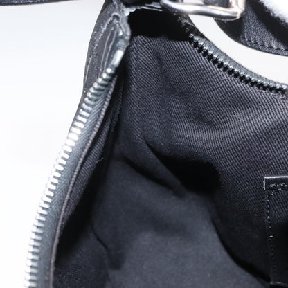 Celine Ava Bag Macadam canvas, BLACK, CANVAS, Handbag