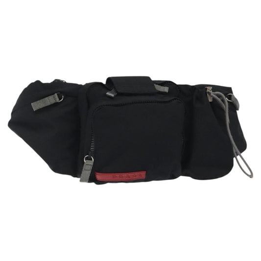 Prada Sport Bum Bag Tessuto, BLACK, NYLON, Shoulder bag