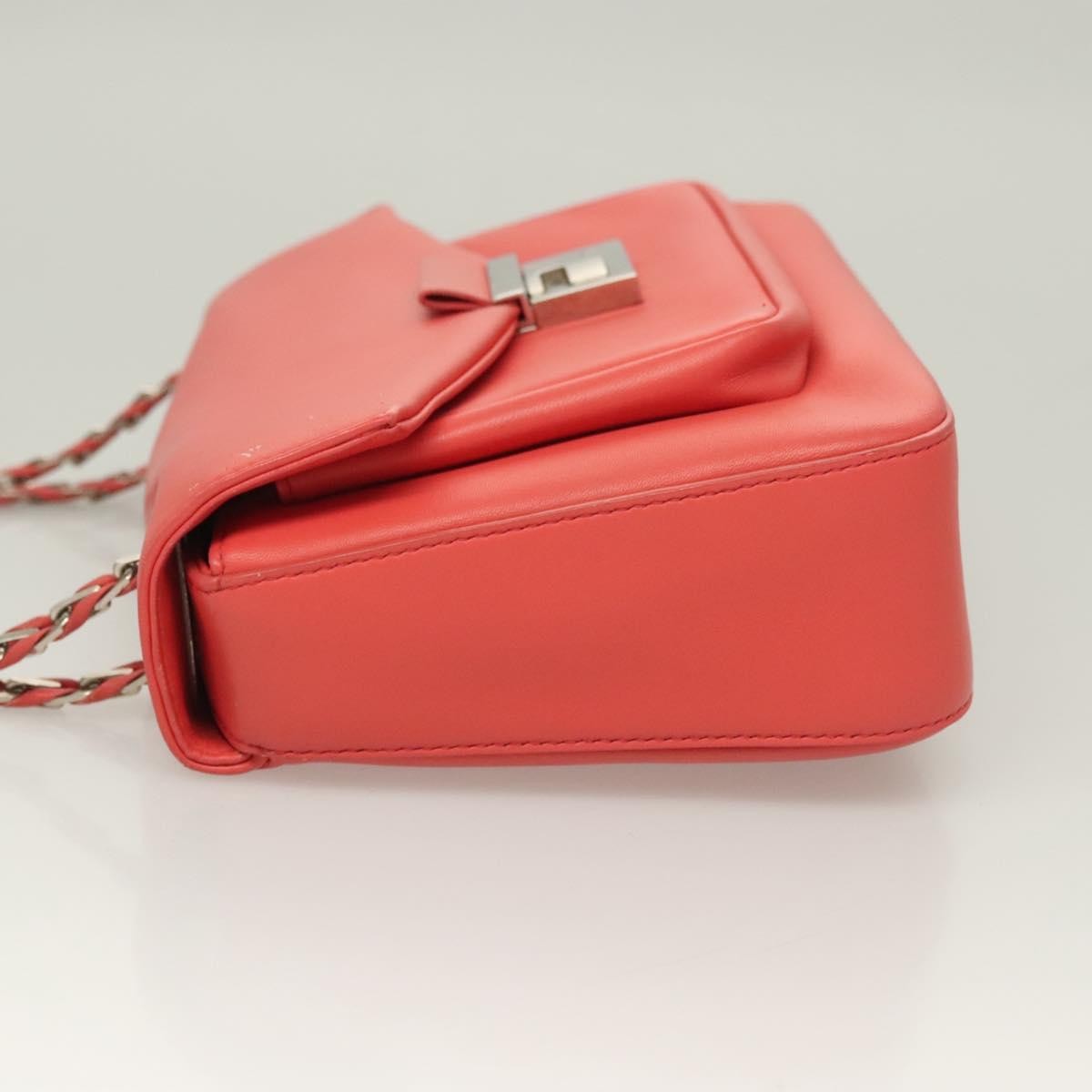 Fendi Be Baguette Flap Bag Leather, PINK, LEATHER, Shoulder bag