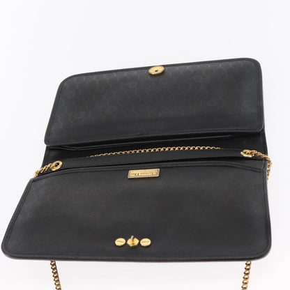 Christian Dior Vintage Shoulder Bag Leather, Black, Leather, Shoulder Bag