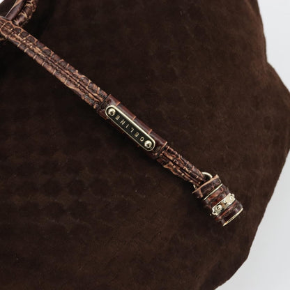 Celine Bittersweet Canvas, Brown, Canvas, Handbag