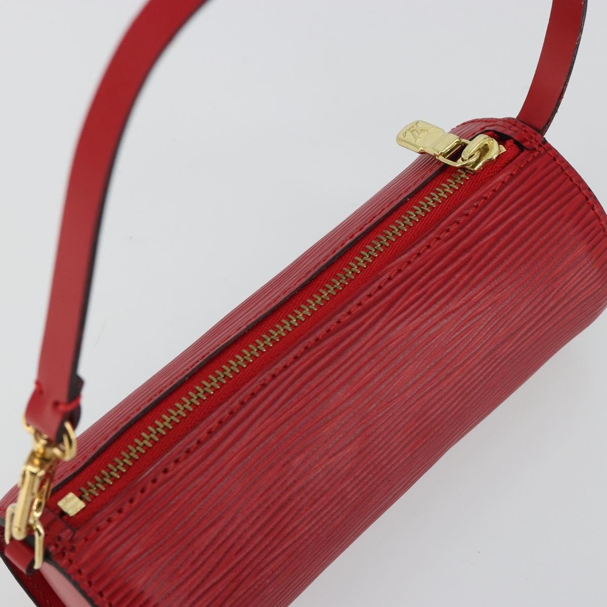 Louis Vuitton Soufflot Pochette Epi Leather, Red, Leather, Clutch