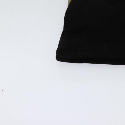 Miu Miu Kisslock Clutch Suede, BLACK, SUEDE, Clutche & pouche