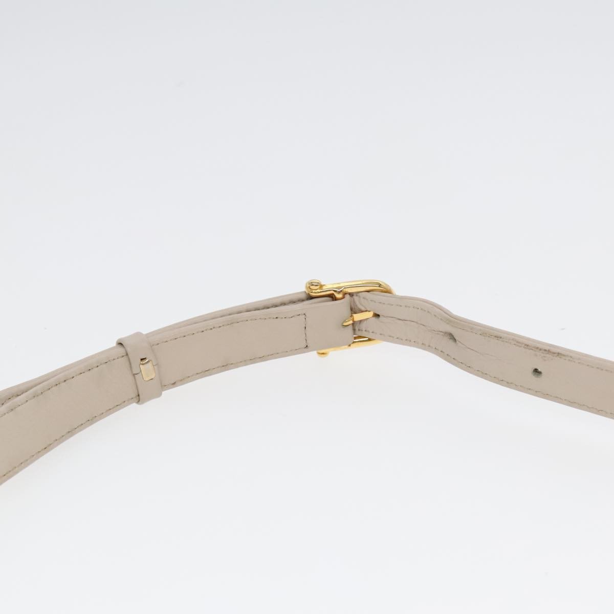 Celine Vintage Shoulder Bag Leather, Beige, Leather, Shoulder Bag