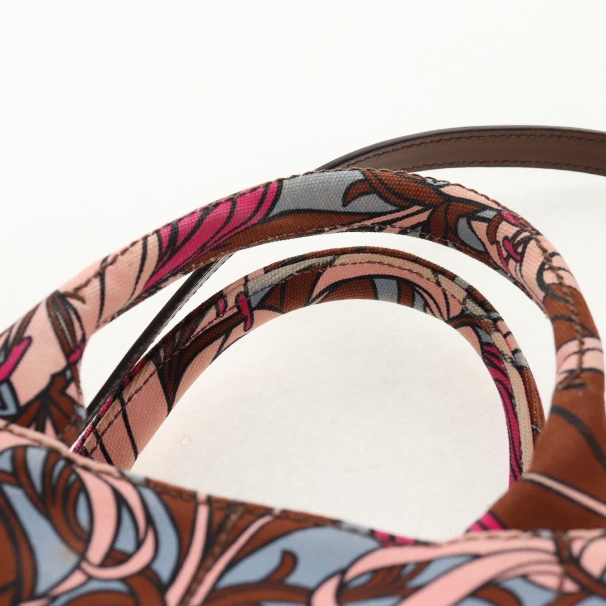 Prada Canapa Open Tote Canvas, MULTICOLOUR, CANVAS, Tote bag