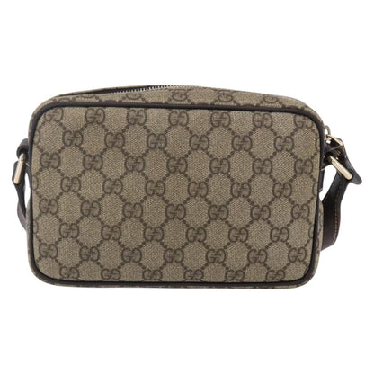 Gucci Front Zip Crossbody GG Canvas, BEIGE, CANVAS, Shoulder bag