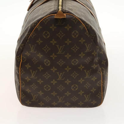 Louis Vuitton Keepall Bag Monogram Canvas, BROWN, CANVAS, Travel bag