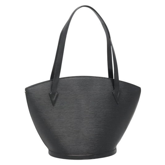 Louis Vuitton Saint Jacques Handbag Epi Leather, BLACK, LEATHER, Shoulder bag