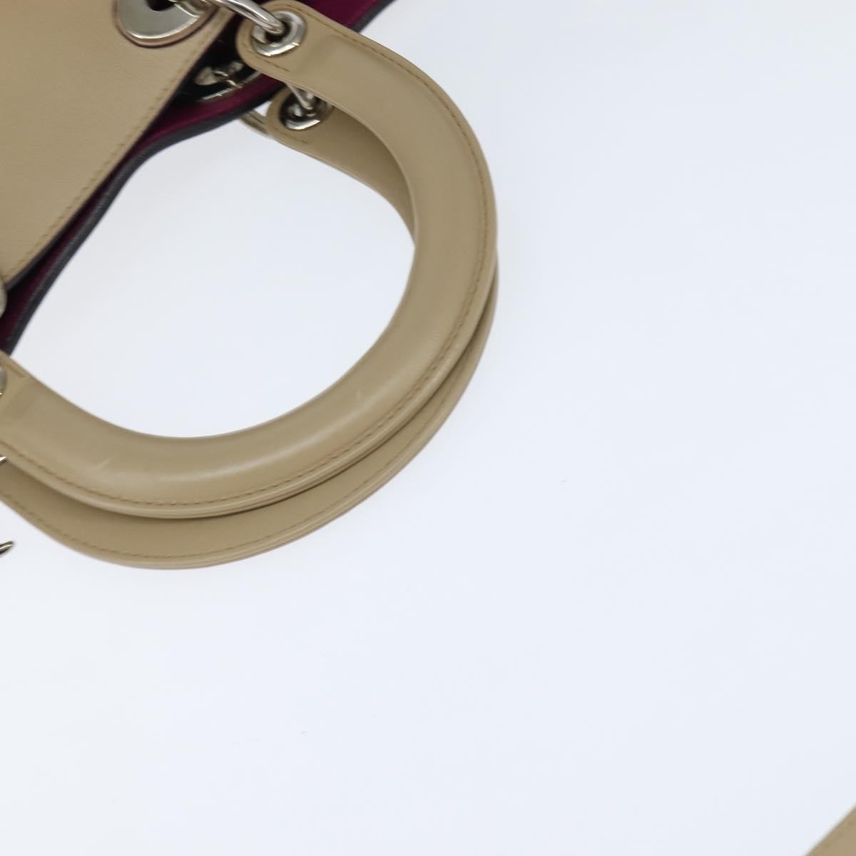 Christian Dior Diorissimo Tote Smooth Calfskin, BEIGE, LEATHER, Tote bag