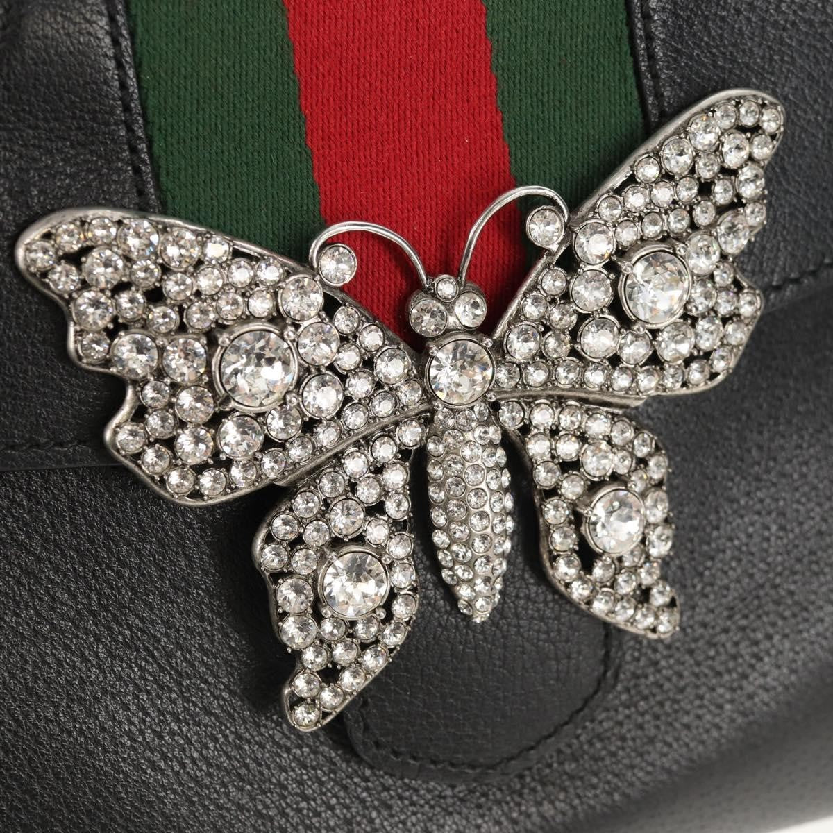 Gucci Totem Top Handle Bag Leather, BLACK, LEATHER, Handbag