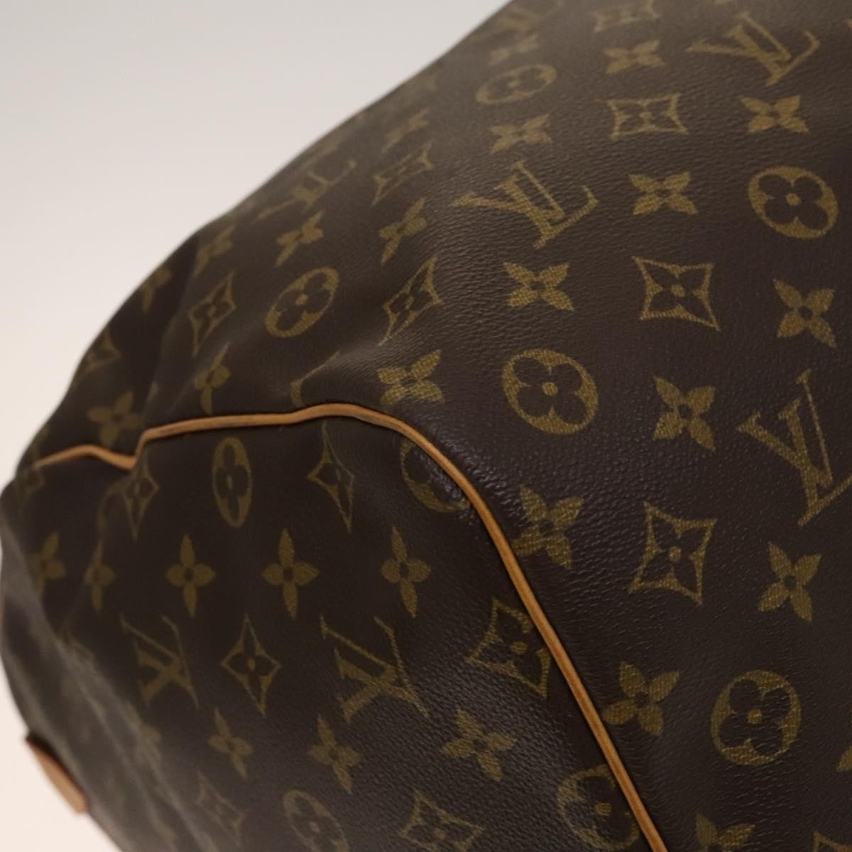 Louis Vuitton Keepall Bag Monogram Canvas, BROWN, CANVAS, Travel bag
