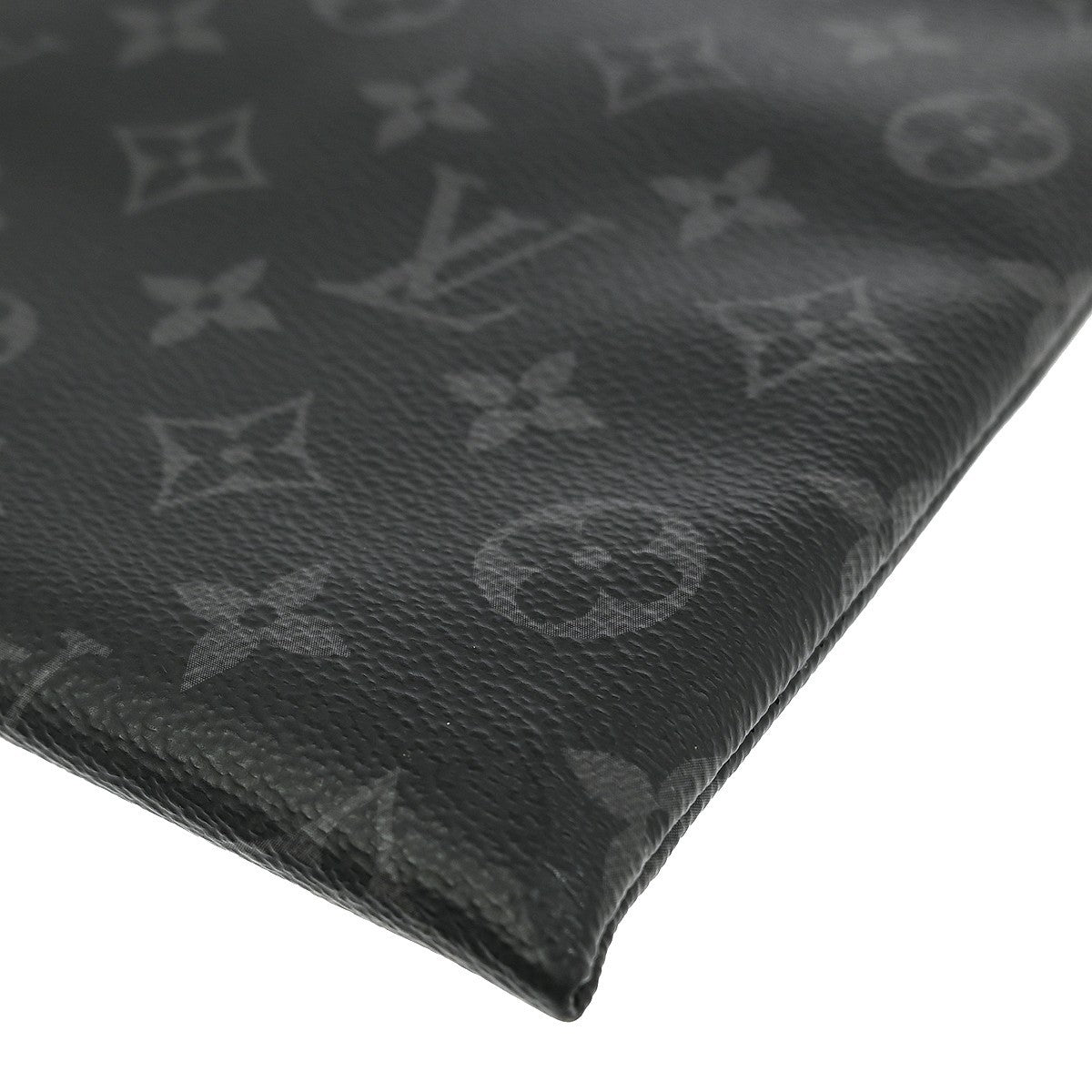 Louis Vuitton Discovery Pochette Monogram Eclipse Canvas, BLACK, CANVAS, Clutche & pouche
