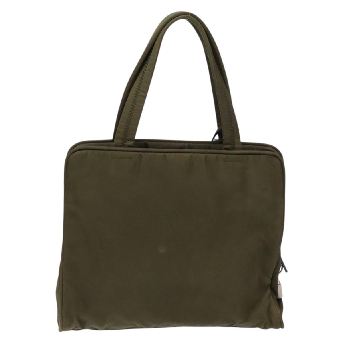 Prada Tote Vitello Daino Vitello Daino, GREEN, NYLON, Tote bag
