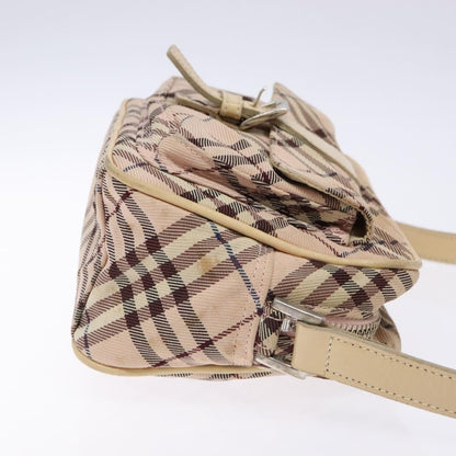 Burberry Nova Check Blue Label Nylon, PINK, NYLON, Shoulder bag