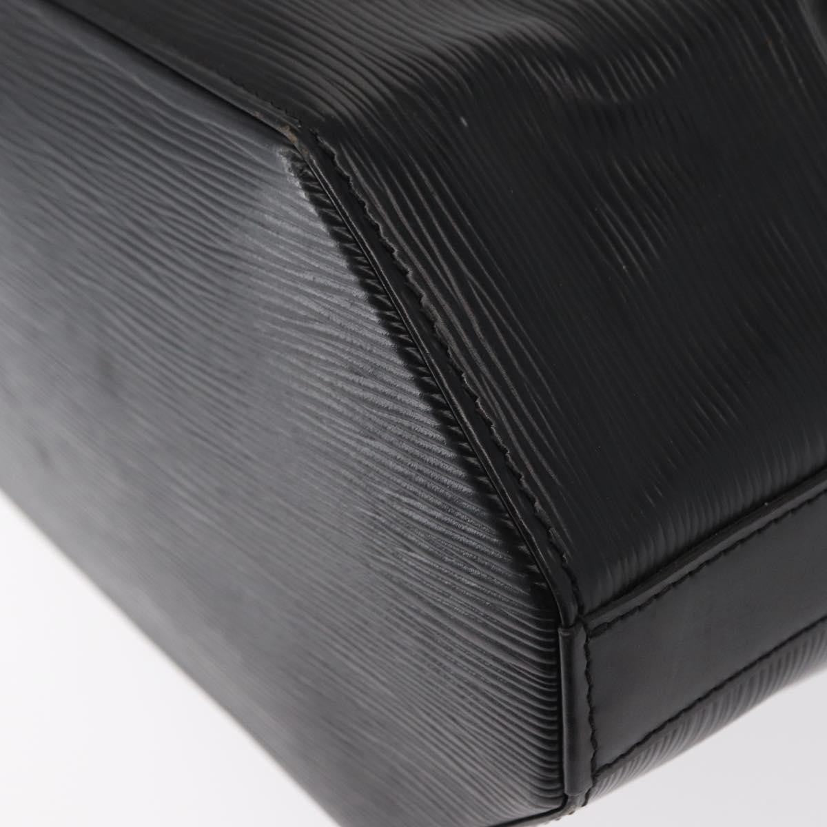 Louis Vuitton Vintage Sac d'Epaule Handbag Epi Leather, BLACK, LEATHER, Shoulder bag