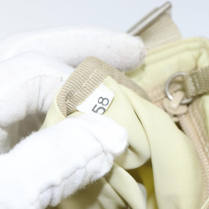 Prada Flat Messenger Tessuto, SILVER, NYLON, Shoulder bag