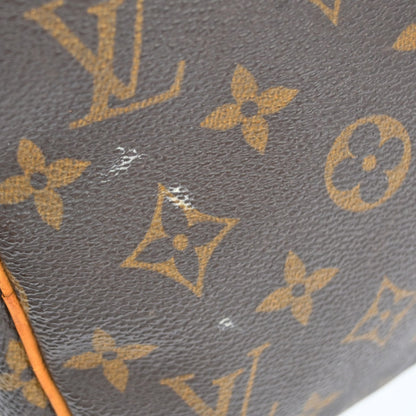 Louis Vuitton Speedy Handbag Monogram Canvas, Brown, Canvas, Handbag